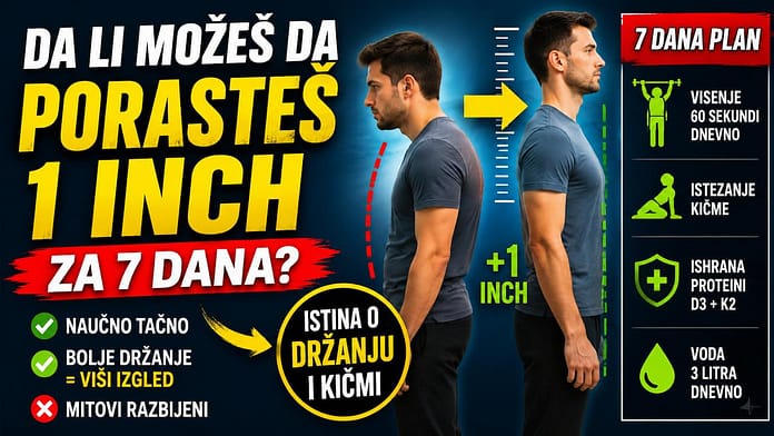 Vežbe za držanje i kičmu - istina o visini da li možeš da porasteš za 7 dana držanje kičma i visenje