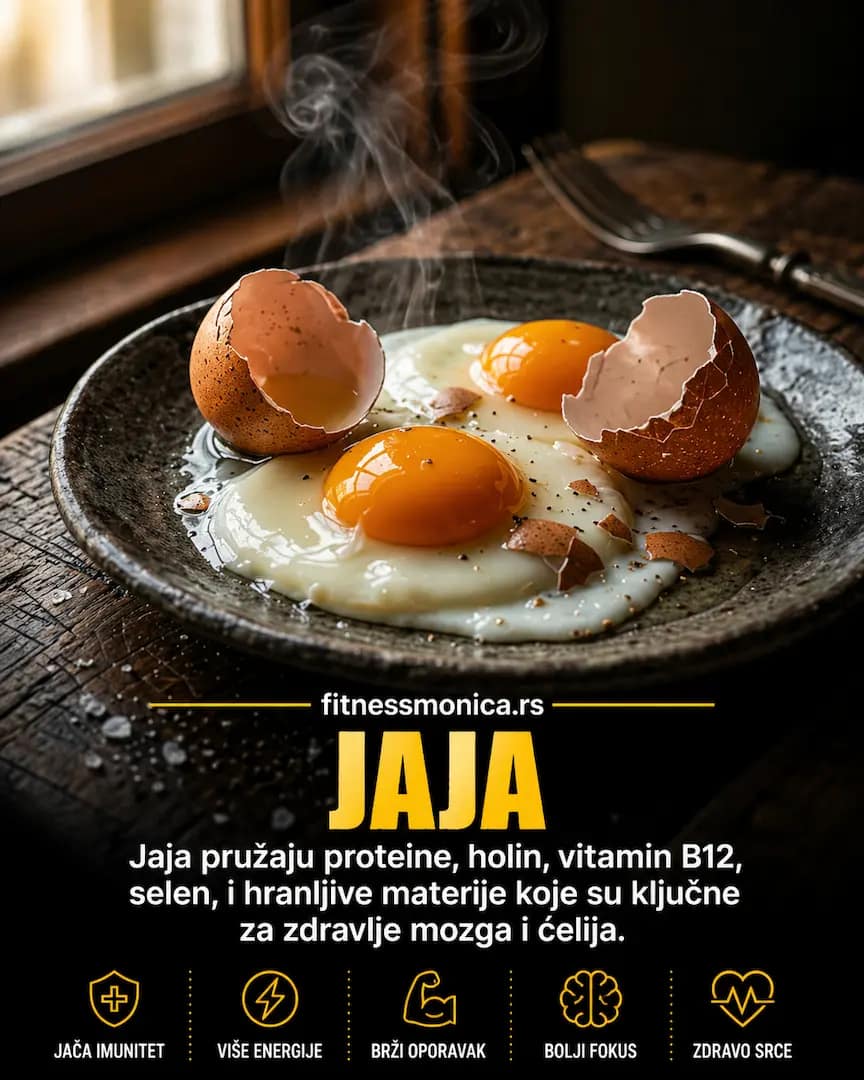 jaja proteini vitamin B12 holin zdravlje mozga