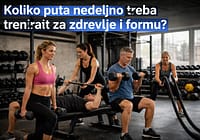 Koliko puta nedeljno treba trenirati za zdravlje i formu? Koliko puta nedeljno treba trenirati za zdravlje i formu – rekreativci rade trening snage u teretani