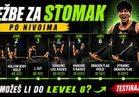 Vežbe za stomak po nivoima – od planka do dragon flaga Vežbe za stomak po nivoima – plank, L-sit i dragon flag