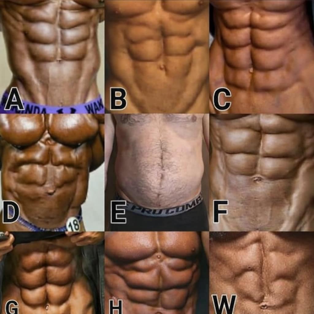 razliciti tipovi six pack trbusnjaka definicija i separacija misica