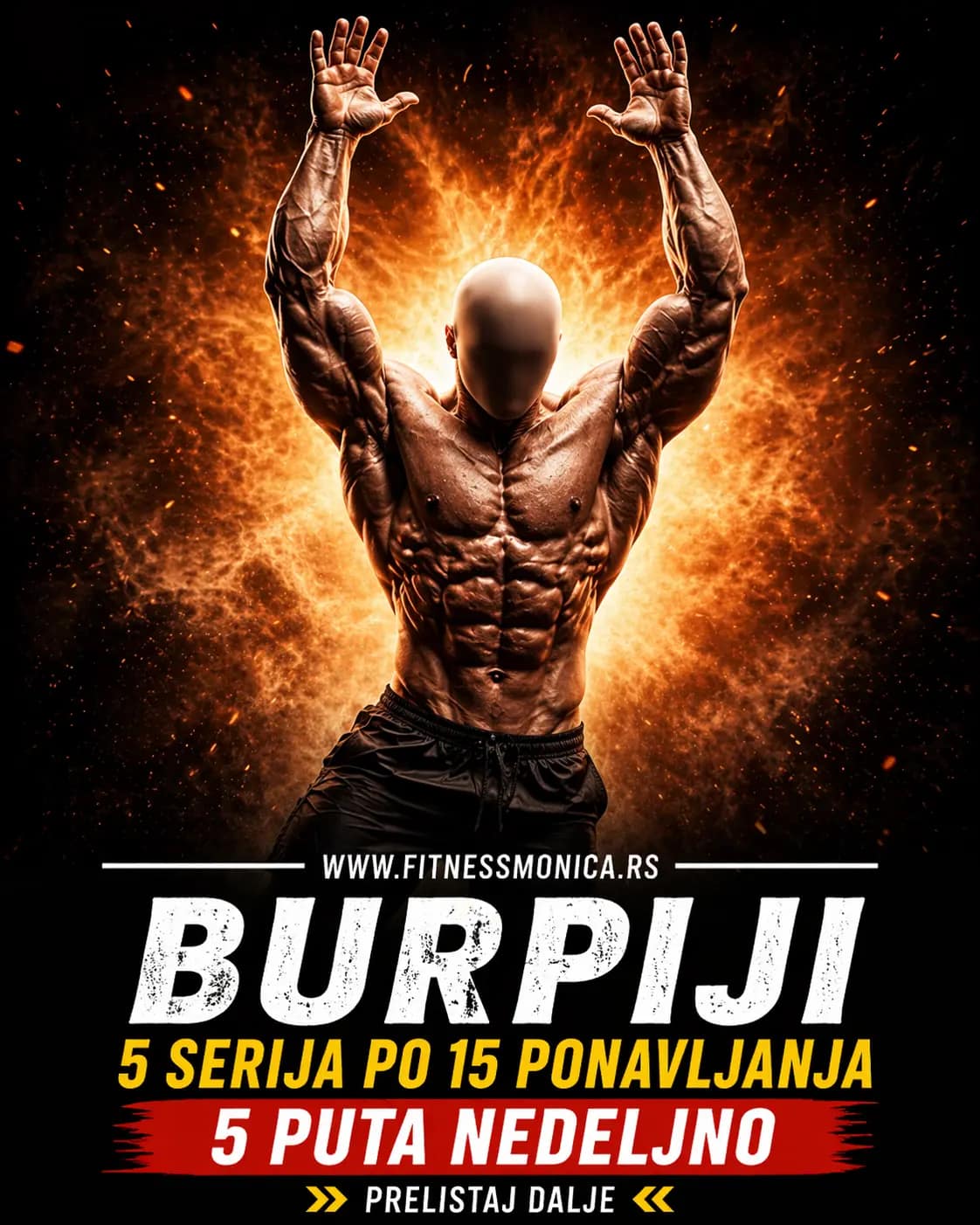 burpiji vezba za kondiciju sagorevanje kalorija trening telo