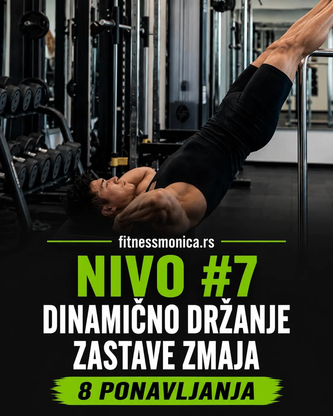Dinamicni dragon flag za maksimalnu snagu stomaka nivo 7