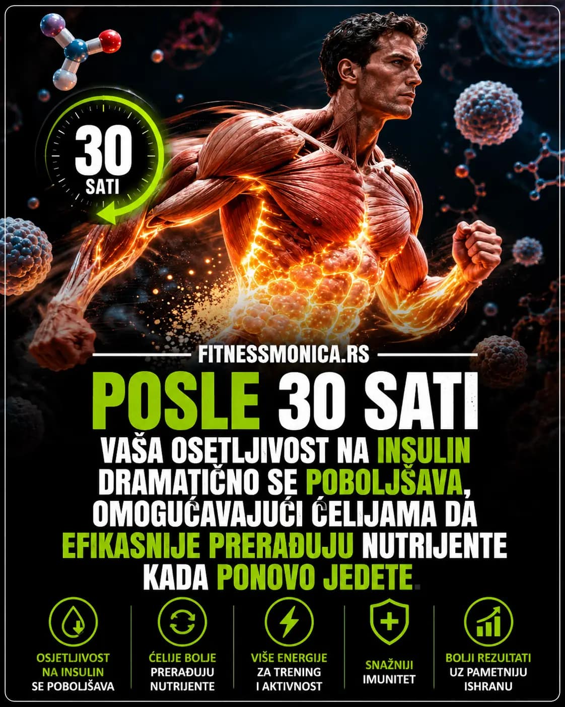 Posle 30 sati posta poboljšava se osetljivost na insulin