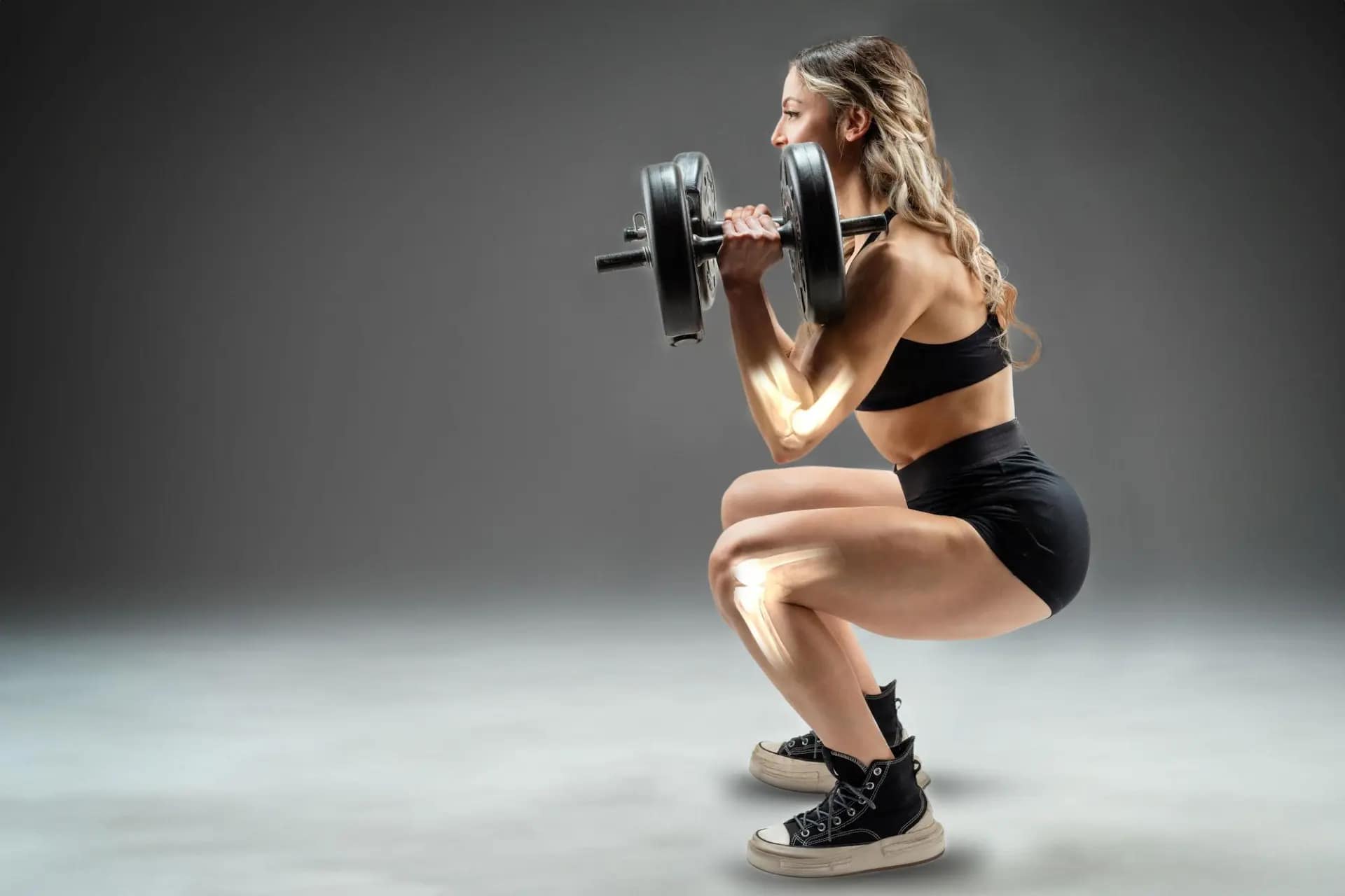 cucanj sa tegovima zena trening nogu gluteus kvadriceps pravilna forma