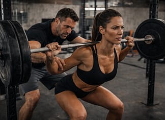 Najčešće greške u teretani koje koče napredak najcesce-greske-u-teretani-vezba-cucanj-trener-fitnessmonica