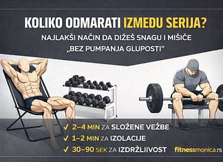 Koliko odmarati između serija: idealne pauze za snagu i mišiće Koliko odmarati između serija: idealne pauze za snagu i mišiće