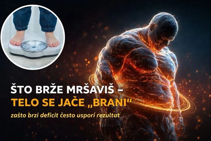 Brzo mršavljenje ili spor napredak – šta je zdravije za telo Brzo mršavljenje vs postepeno mršavljenje – zašto telo bolje reaguje na spor i održiv gubitak kilograma