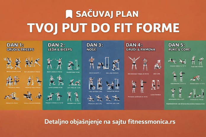 5-dnevni-split-trening-konzistentnost-fitness-monica 5-dnevni-split-trening-konzistentnost-fitness-monica