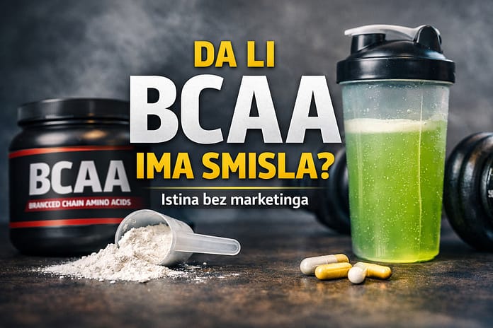 Da li BCAA ima smisla – fitnessmonica BCAA suplement i njegova realna uloga u treningu i oporavku