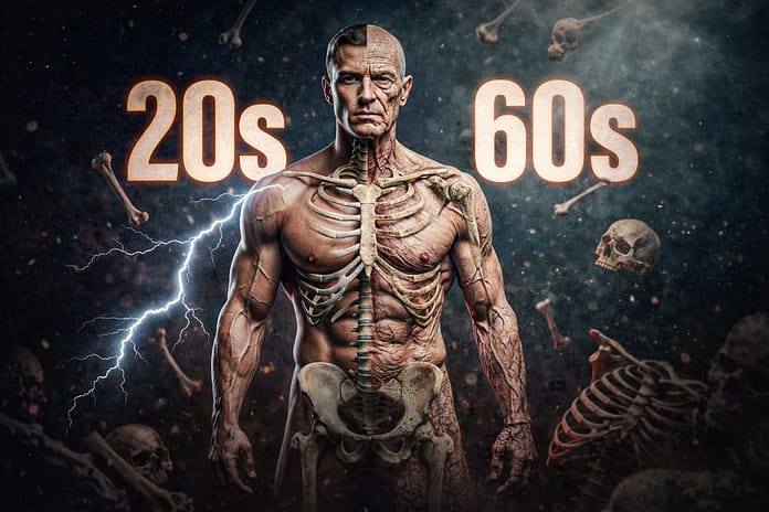 Šta se dešava telu posle 25 godine promene u telu sa godinama poređenje mladog i starijeg tela