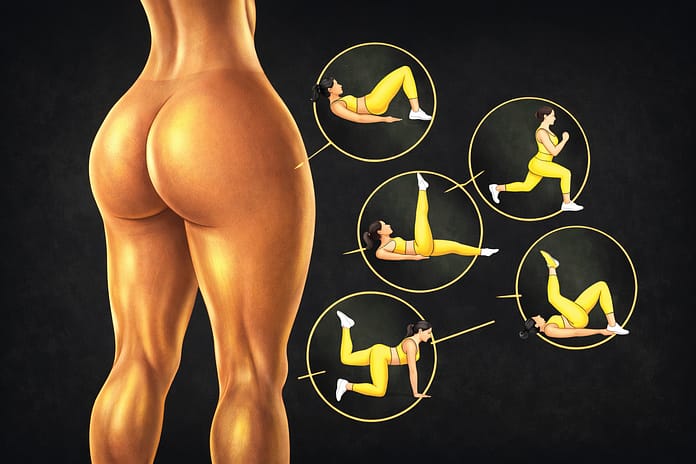 vezbe-za-zadnjicu-kod-kuce-fitnessmonica Vežbe za zadnjicu kod kuće – glute bridge, lunges i donkey kicks trening