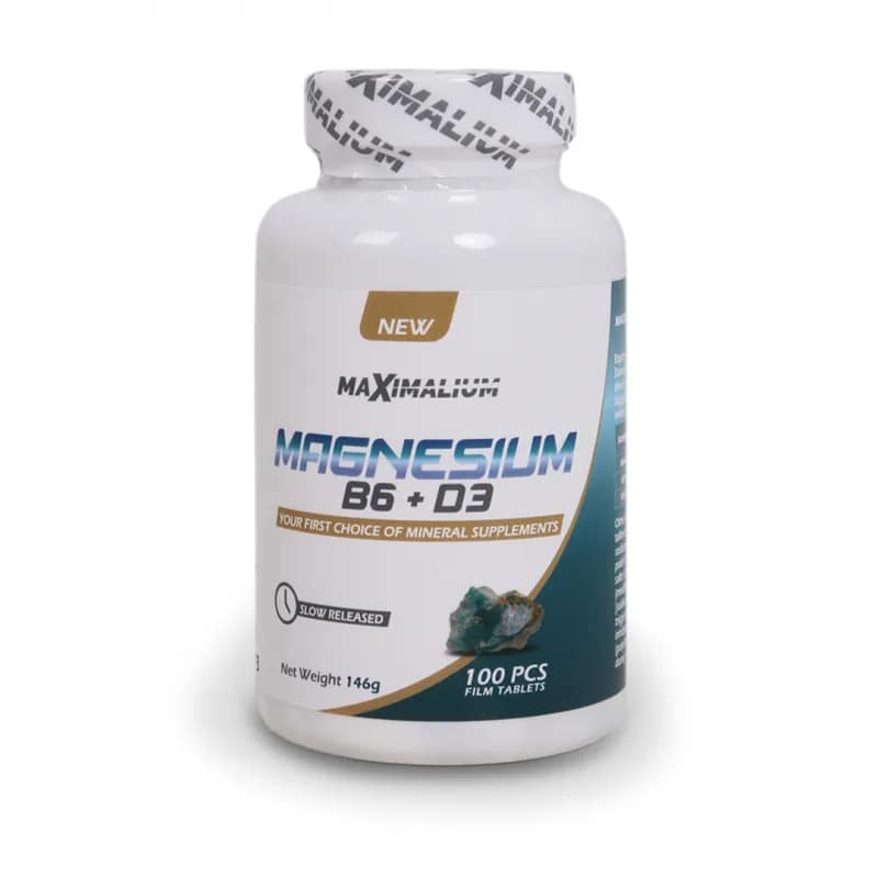 Maximalium Magnesium+B6+D3 tablete za zdravlje nervnog sistema i mišića