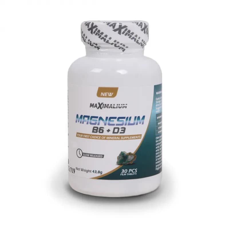 Maximalium Magnesium+B6+D3 tablete za zdravlje nervnog sistema i mišića